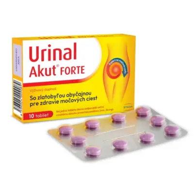 Urinal Akut FORTE 10 tabliet – Obrázok 2