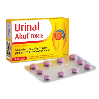 Urinal Akut FORTE 20 tabliet – Obrázok 2
