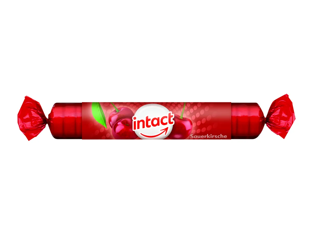 1506-1_intact-rolky-hroznovy-cukor-s-vitaminom-c-visna INTACT HROZNOVÝ CUKOR s vitamínom C s príchuťou višní 40 g – Obrázok 1