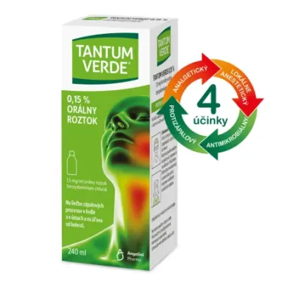 TANTUM VERDE 0,15 % roztok 240 ml – Obrázok 3