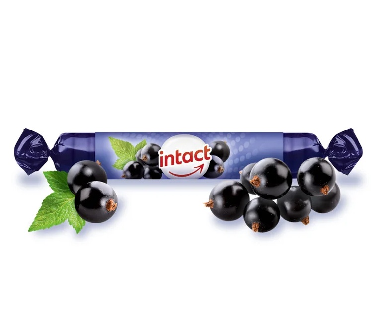3267-1_intact-rolky-hroznovy-cukor-s-vitaminom-c-cierne-ribezle INTACT HROZNOVÝ CUKOR s vitamínom C s príchuťou čiernych ríbezlí 40 g – Obrázok 1