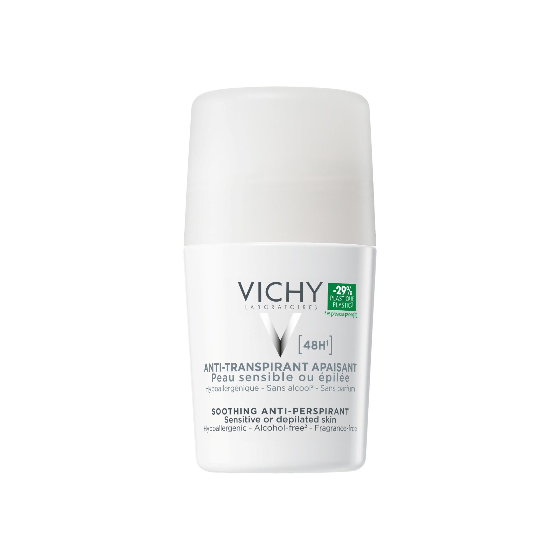 3337871320324_07 VICHY Antiperspirant 48h roll-on na citlivú pokožku 50 ml – Obrázok 1