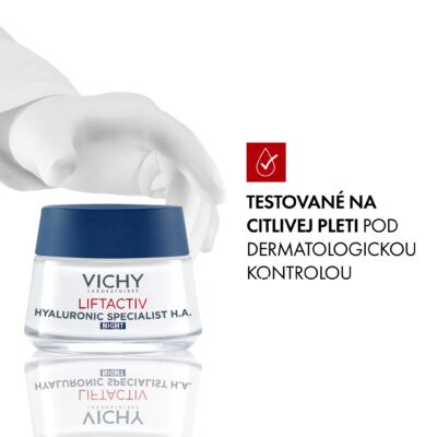 VICHY LIFTACTIV H.A. spevňujúci nočný krém 50 ml – Obrázok 5