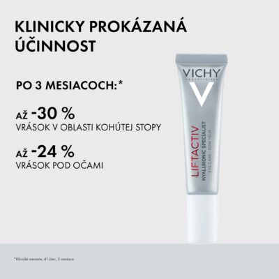 VICHY LIFTACTIV H.A. očný krém 15 ml – Obrázok 3
