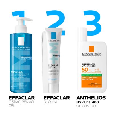 LA ROCHE-POSAY EFFACLAR čistiaci gél 400 ml – Obrázok 6