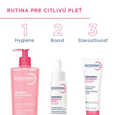 BIODERMA Sensibio Gel moussant čistiaci gél pre citlivú pleť 200 ml – Obrázok 4