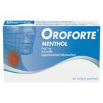 OROFORTE menthol 20 tvrdých pastiliek