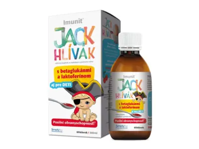 JACK HLÍVÁK SIRUP glukány a laktoferín - Imunit sirup pre deti 300 ml
