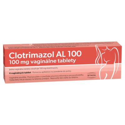 Clotrimazol AL 100 mg 6 vaginálnych tabliet – Obrázok 2