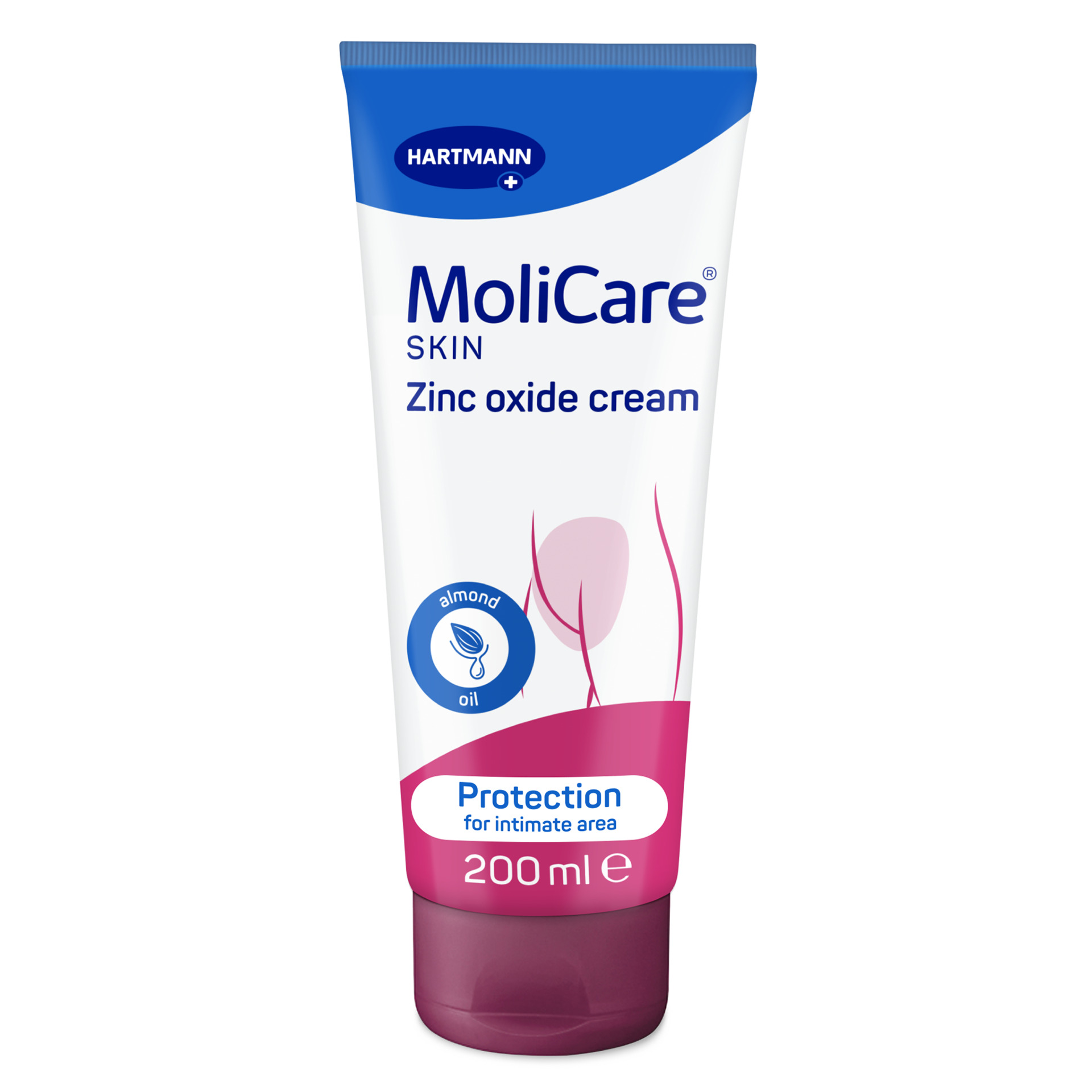 MRHI-MoliCare-SKIN-Zinc-oxide-cream-200-ml MoliCare SKIN Ochranný krém s obsahom zinku 200 ml – Obrázok 1
