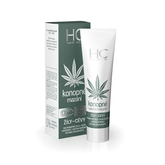 61129 Health culture Konopné mazanie ŽILY-CIEVY gél 75 ml – Obrázok 1