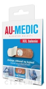 AU-MEDIC blokátor bolesti náplasti (crystal tape) 1x28 ks