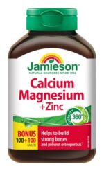 Jamieson Vápnik, horčík so zinkom 200 tabliet