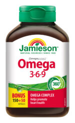 Jamieson Omega 3-6-9 200 kapsúl