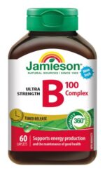 JAMIESON B-KOMPLEX 100 mg s postupným uvoľňovaním 60 tabliet