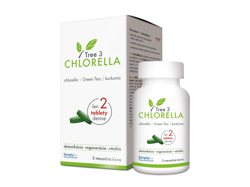 761_tree3chlorella-tbl-180-sk-rgb Tree3CHLORELLA 180 tabliet – Obrázok 1