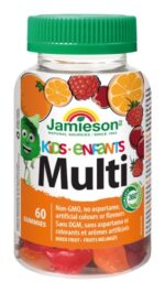 JAMIESON MULTI kids GUMMIES želatínové pastilky 60 ks