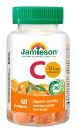 JAMIESON VITAMÍN C GUMMIES s príchuťou pomaranča 60 pastiliek