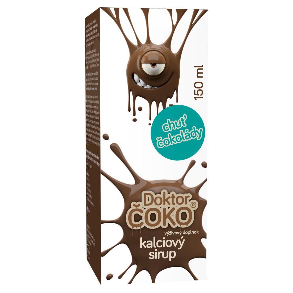 Doktor ČOKO kalciový sirup 150 ml – Obrázok 2