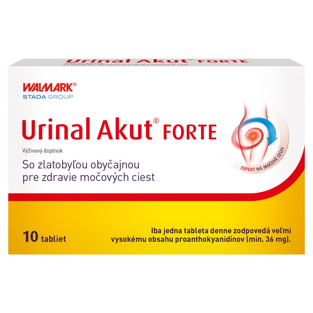 8596024009089_T1_Stada_Urinal_Akut_Forte_výživový_doplnok_10_tabliet_5_2_g Urinal Akut FORTE 10 tabliet – Obrázok 1