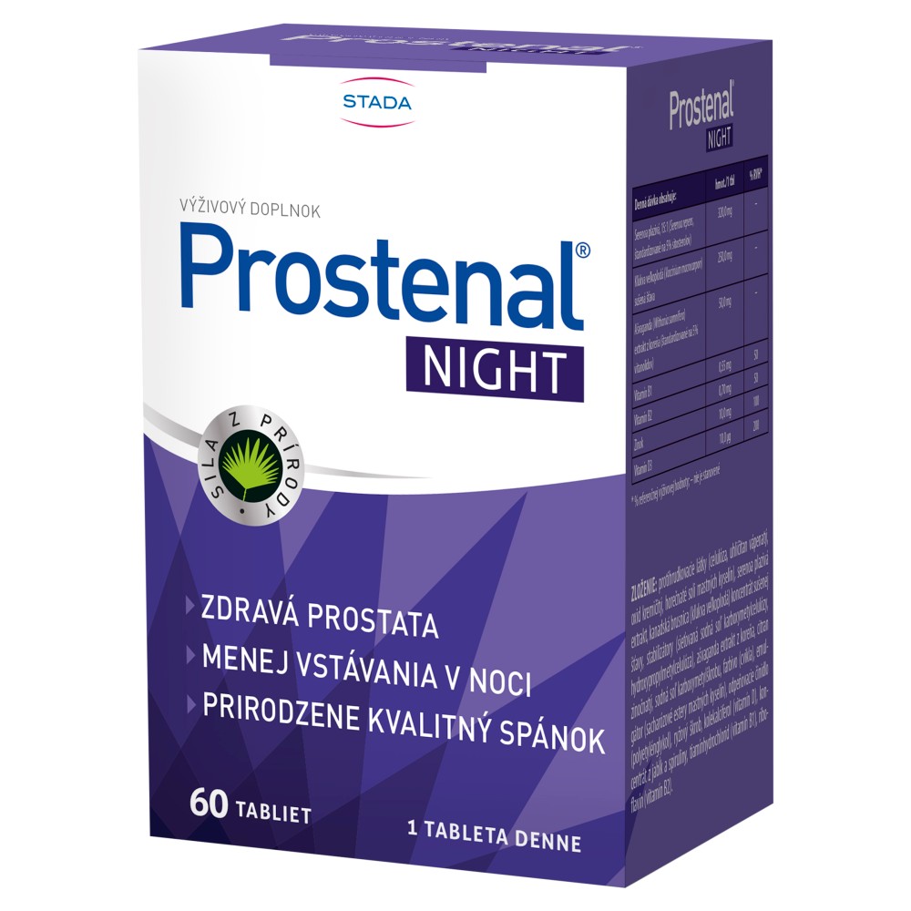 WALMARK Prostenal NIGHT 60 tabliet – Obrázok 3