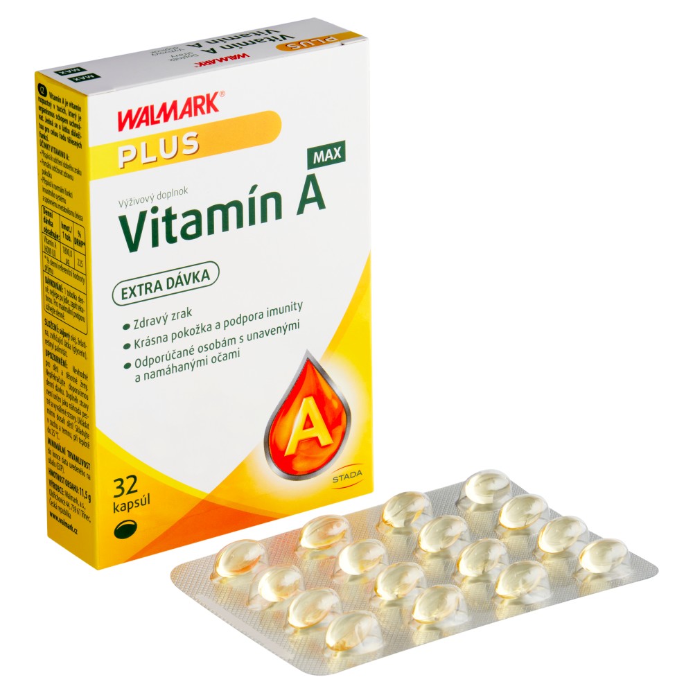 WALMARK Vitamín A MAX 32 kapsúl – Obrázok 2
