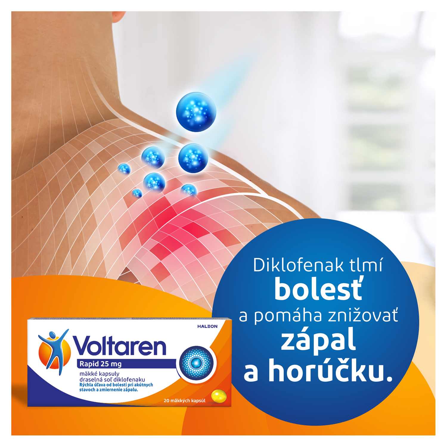 Voltaren Rapid 25 mg 20 kapsúl – Obrázok 5