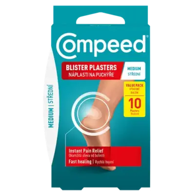 Compeed Náplasť na pľuzgiere STREDNÁ 10 ks