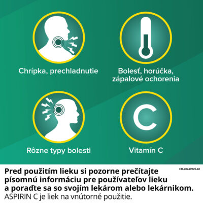 ASPIRIN-C 20 šumivých tabliet – Obrázok 3