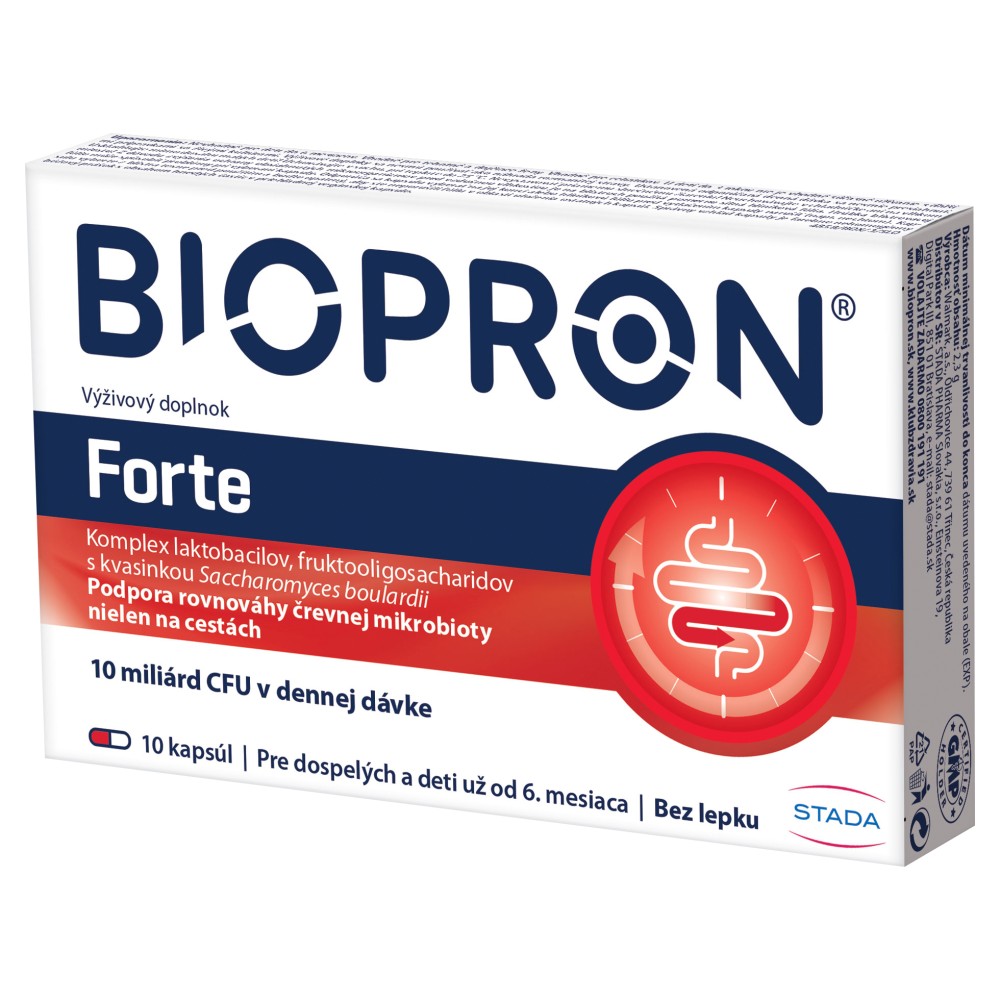 BIOPRON Forte 10 kapsúl – Obrázok 3