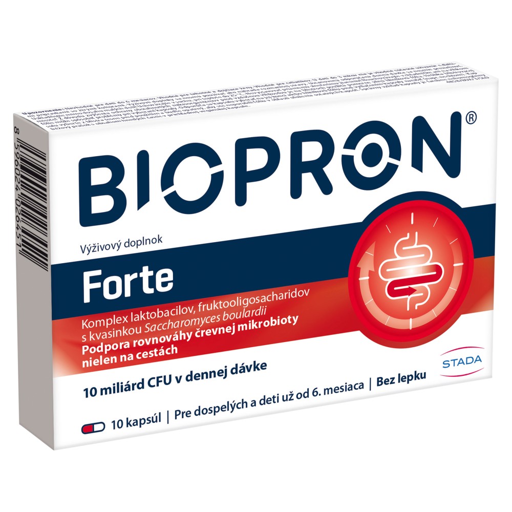 BIOPRON Forte 10 kapsúl – Obrázok 2