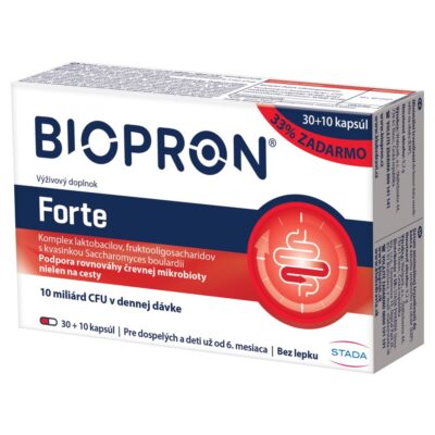 BIOPRON Forte 30+10 kapsúl – Obrázok 3