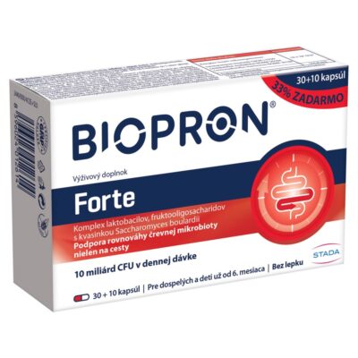 BIOPRON Forte 30+10 kapsúl – Obrázok 2