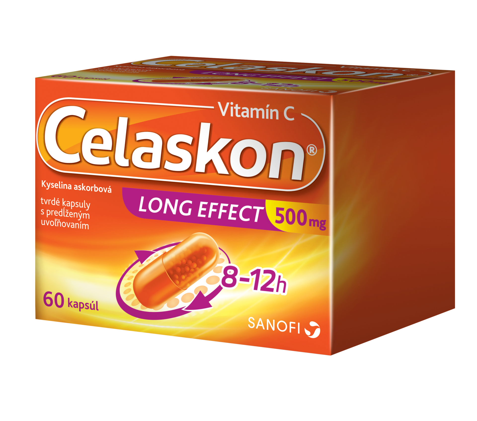 Celaskon LONG EFFECT 500 mg 60 kapsúl