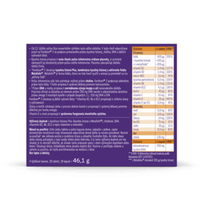 Femibion 2 Tehotenstvo 28 tabliet + 28 kapsúl – Obrázok 5