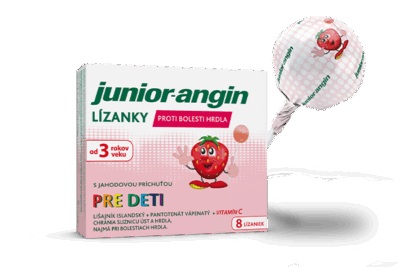 Junior-angin lízanky pre deti 8 ks