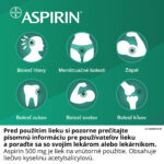 Aspirin 500 mg 10 tabliet – Obrázok 3