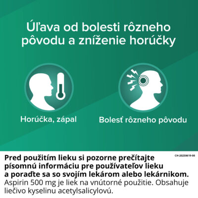 Aspirin 500 mg 10 tabliet – Obrázok 4