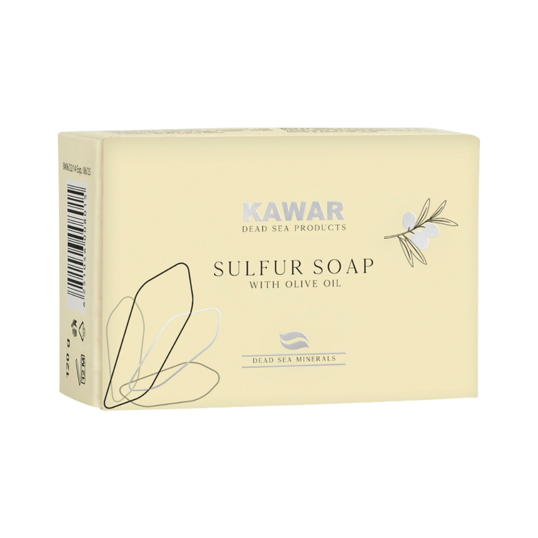 Kawar_IG-37 KAWAR Sírové mydlo s minerálmi z Mŕtveho mora 120 g – Obrázok 1