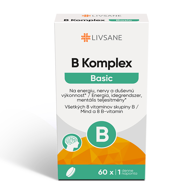 O0050465 LIVSANE Vitamín B komplex 60 tabliet – Obrázok 1