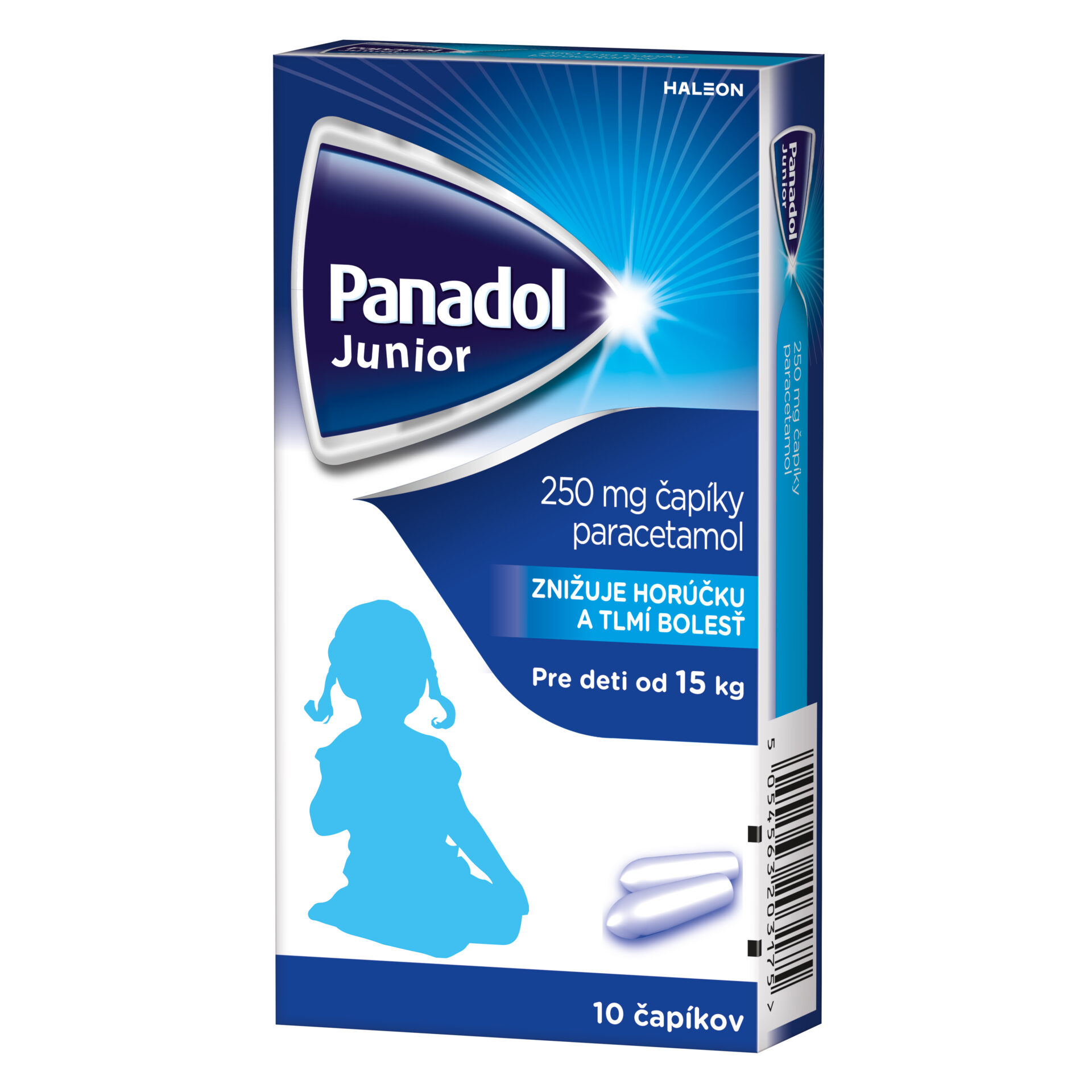 Panadol Junior 250 mg 10 čapíkov – Obrázok 3