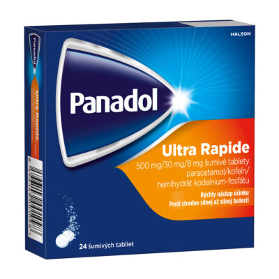 Panadol ULTRA RAPIDE 24 šumivých tabliet ***Poškodený vonkajší obal*** – Obrázok 2