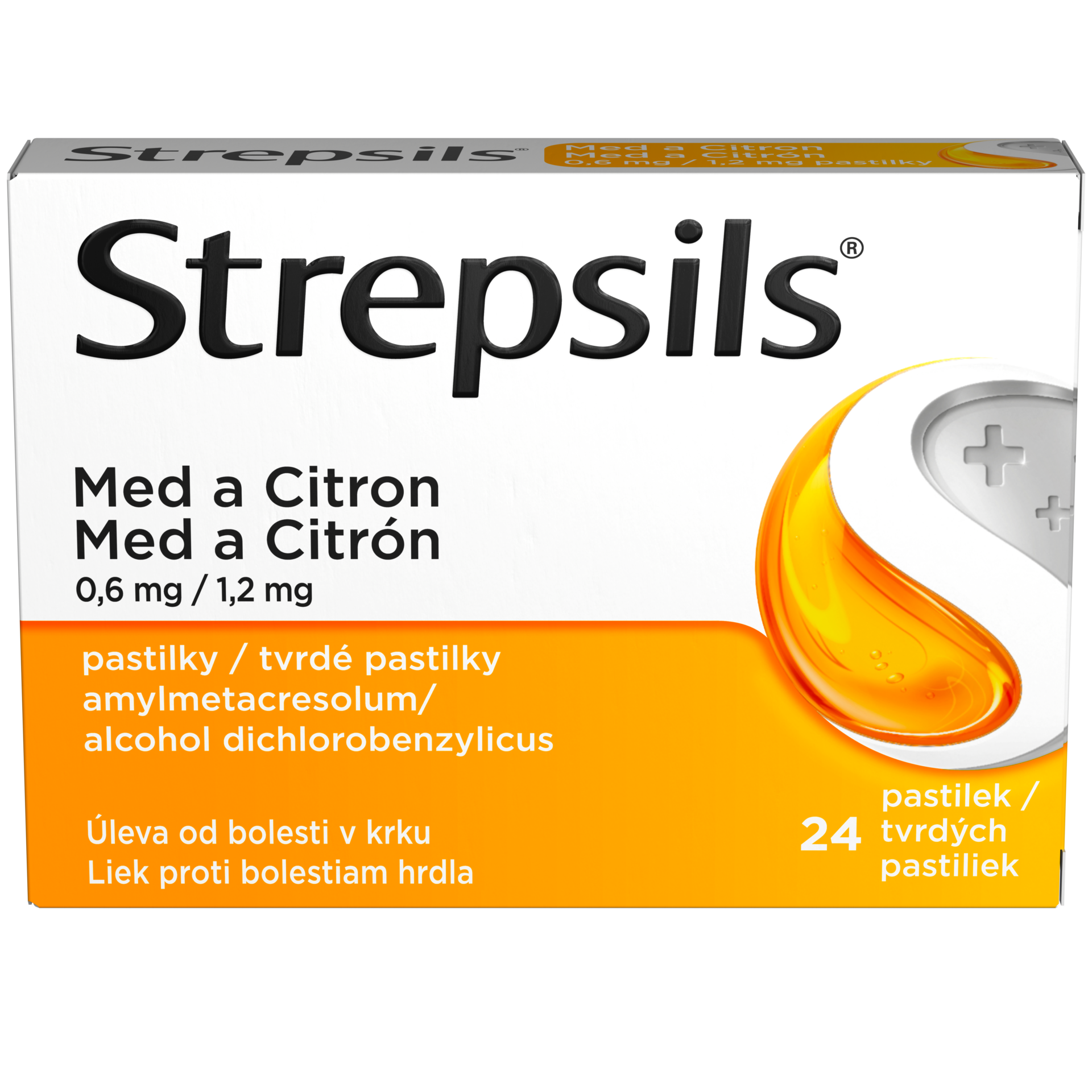 Strepsils Med a Citrón 24 pastiliek