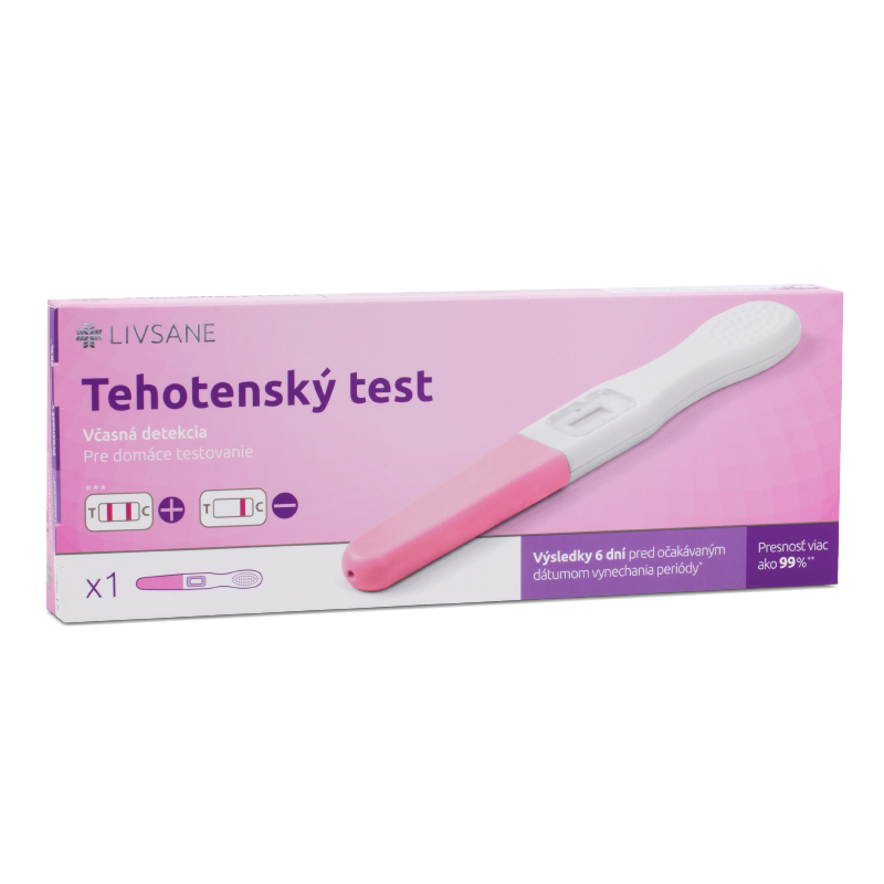 Z0037970 LIVSANE Rýchly tehotenský test 1 ks – Obrázok 1