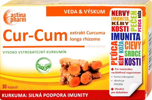 astina-pharm-kapsle-cur-cum Astina Pharm Cur-Cum 30 kapsúl – Obrázok 1