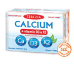 TEREZIA CALCIUM + vitamín D3 a K2 30 kapsúl