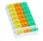 Dávkovač liekov typ 03 týždenný farebný 1 ks – Obrázok 2