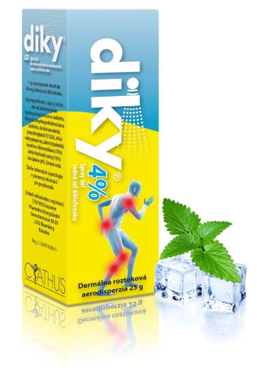 DIKY 4 % Spray Gel 25 g – Obrázok 1