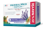 HERBALMED PASTILKY pri prechladnutí (šalvia, ženšen) 30 ks