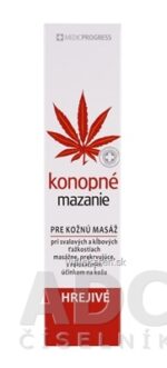 Konopné mazanie hrejivé 1x100 ml